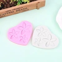 sugarcraft plumeria flower silicone mold fondant mould cake decorating tools chocolate gumpaste candy clay moulds