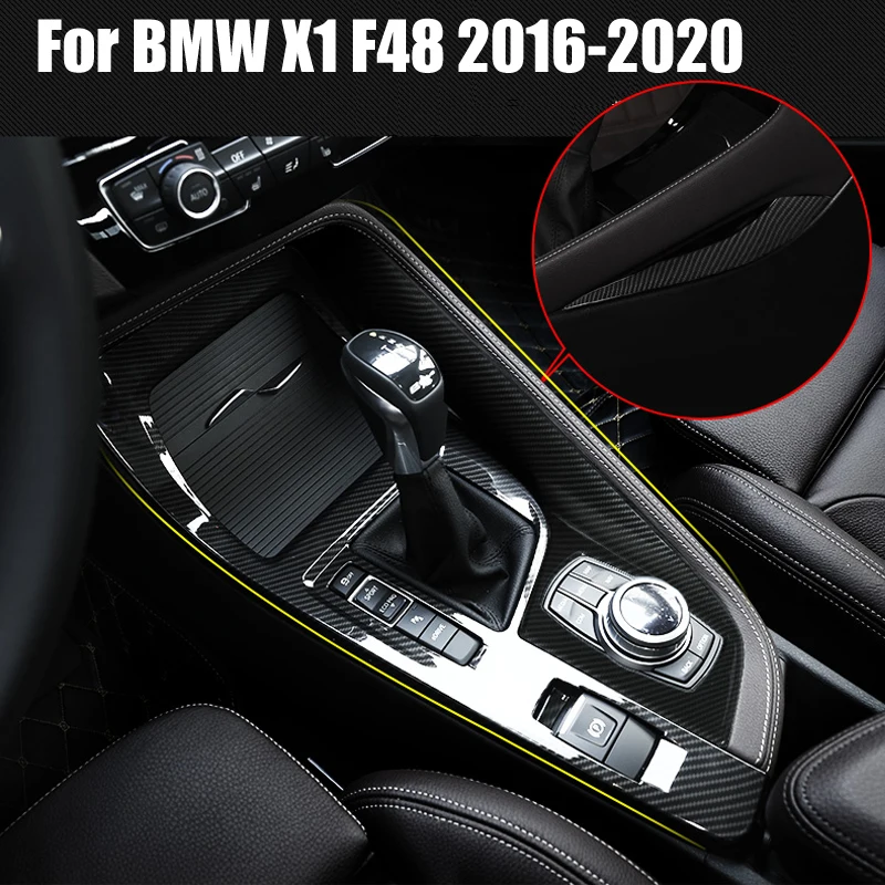 

For BMW X1 F48 2016-20 Instrument Center Shift Panel panel trim auto Accessories Car Styling Central Control decoration Sticker
