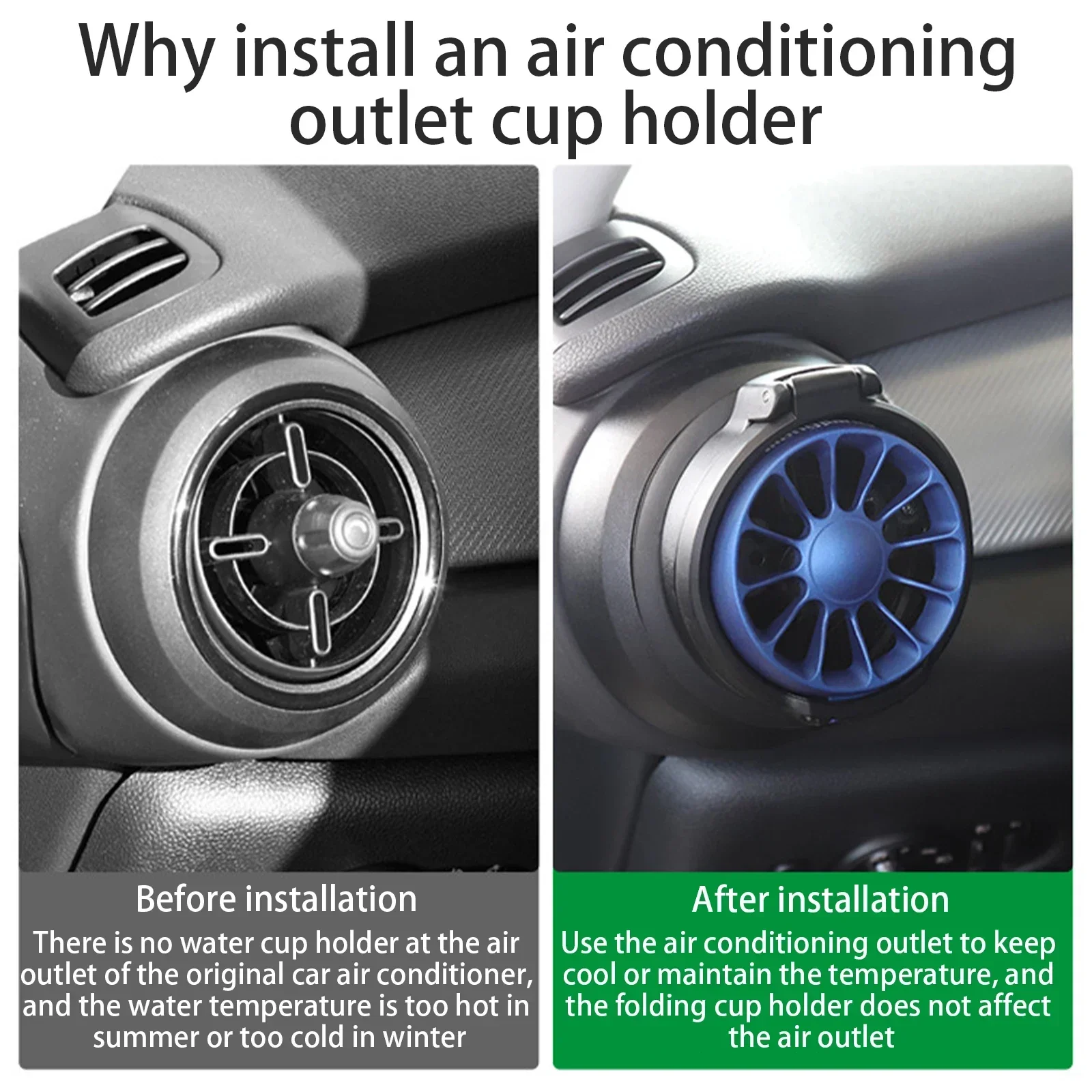 Для Mini Cooper F55 F56 F57 R55 R56 R60 R61 Автомобильный держатель вентиляционного отверстия для