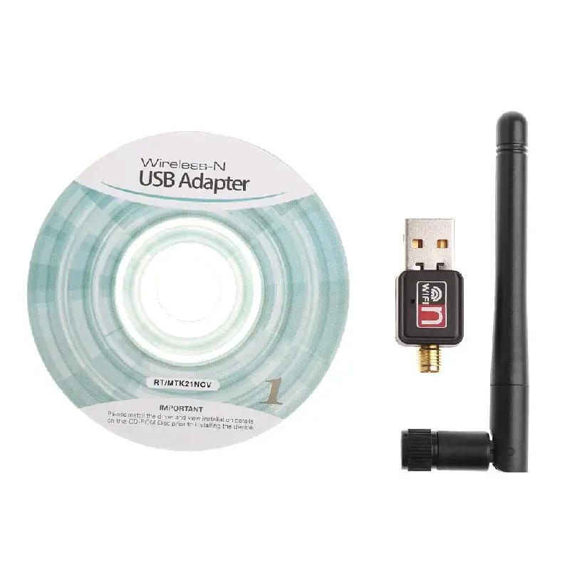 

802.11n/g/b 150 Мбит/с USB2.0 LAN Карта WiFi беспроводной адаптер с антенной