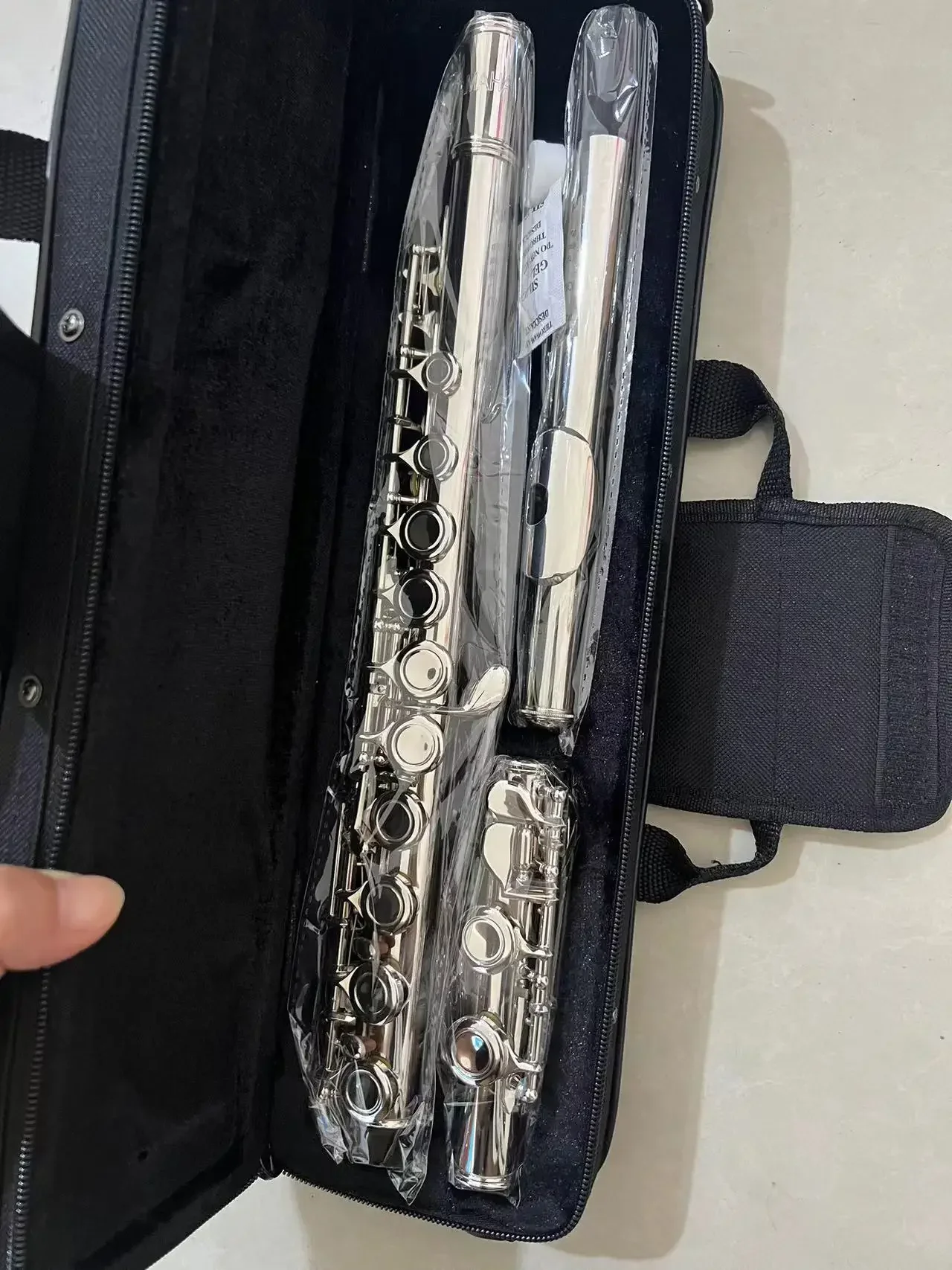 Высококачественная флейта в стиле Yamaha 16 отверстий никелированная