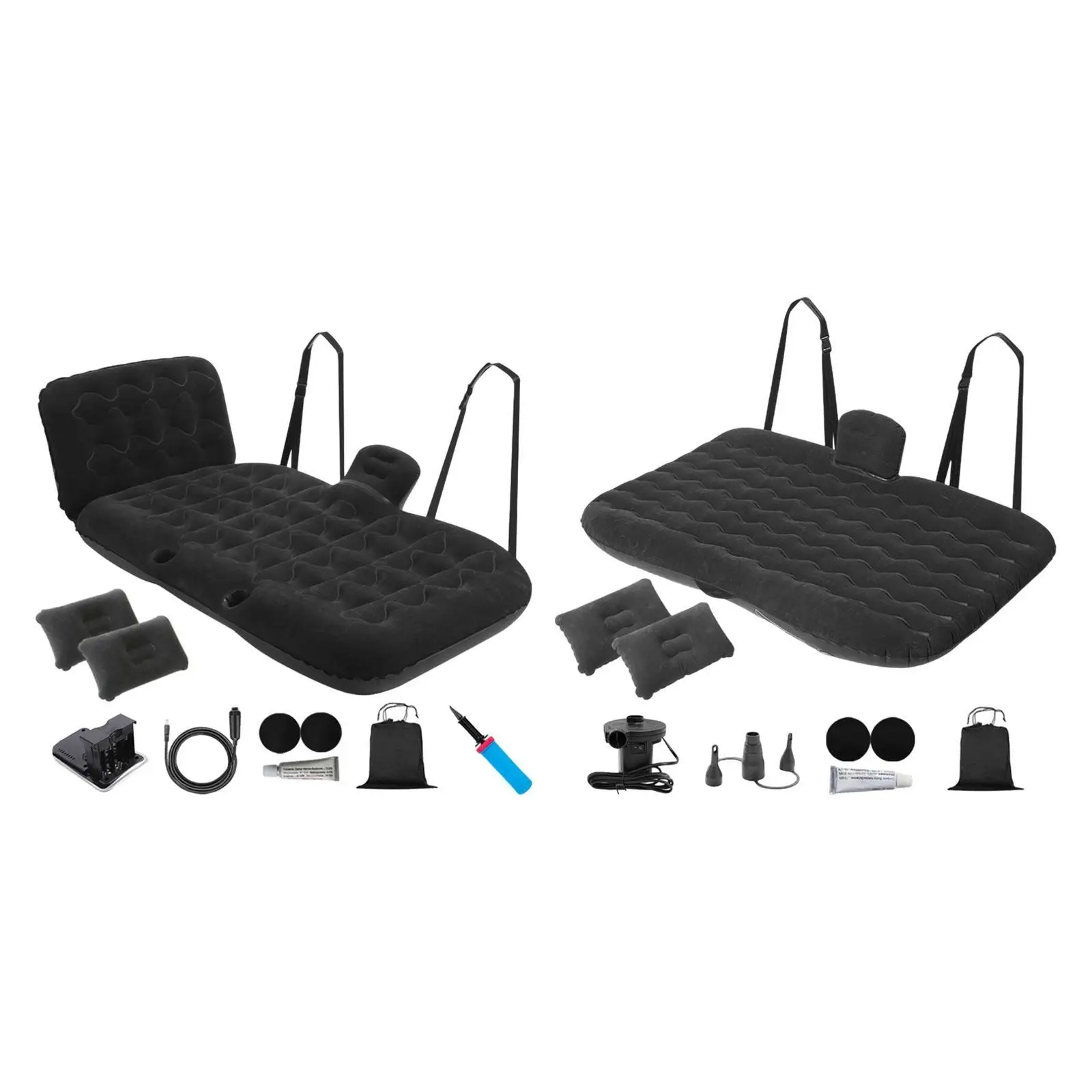 Автомобильный надувной матрас с воздушным насосом автомобильная кровать для