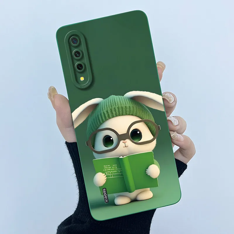 Чехол для Xiaomi Mi A3 забавный милый мультяшный кот бампер матовый защитный чехол