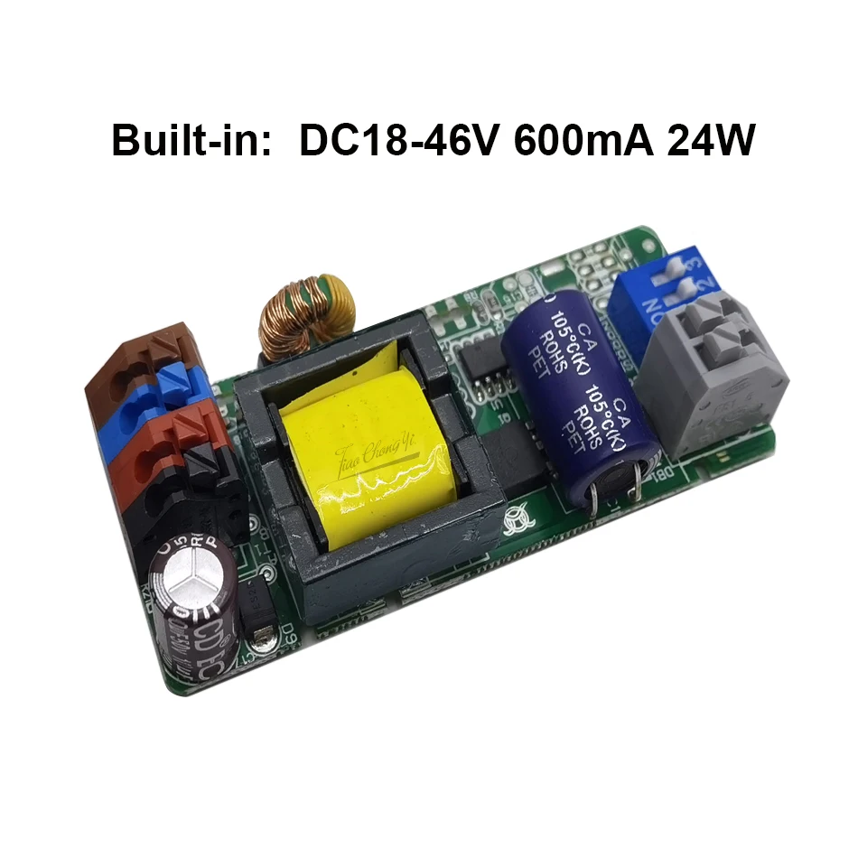 Фото Диммируемый LED-драйвер 0-10В в пластиковом корпусе 18W 28W 30W 40W, трансформаторы для освещения 300mA 600mA 800mA 900mA 1000mA 1200mA, блок питания №5
