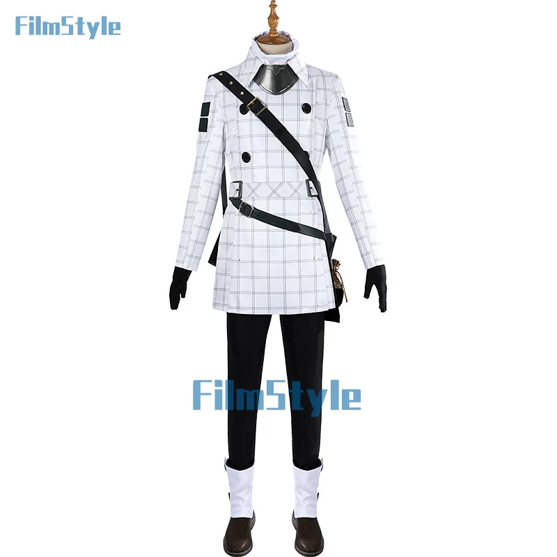 Game Metaphor:ReFantazio Will Hero Travelling Boy Captain Protagonist Cosplay Costume Shoes Suit Convention Men Halloween