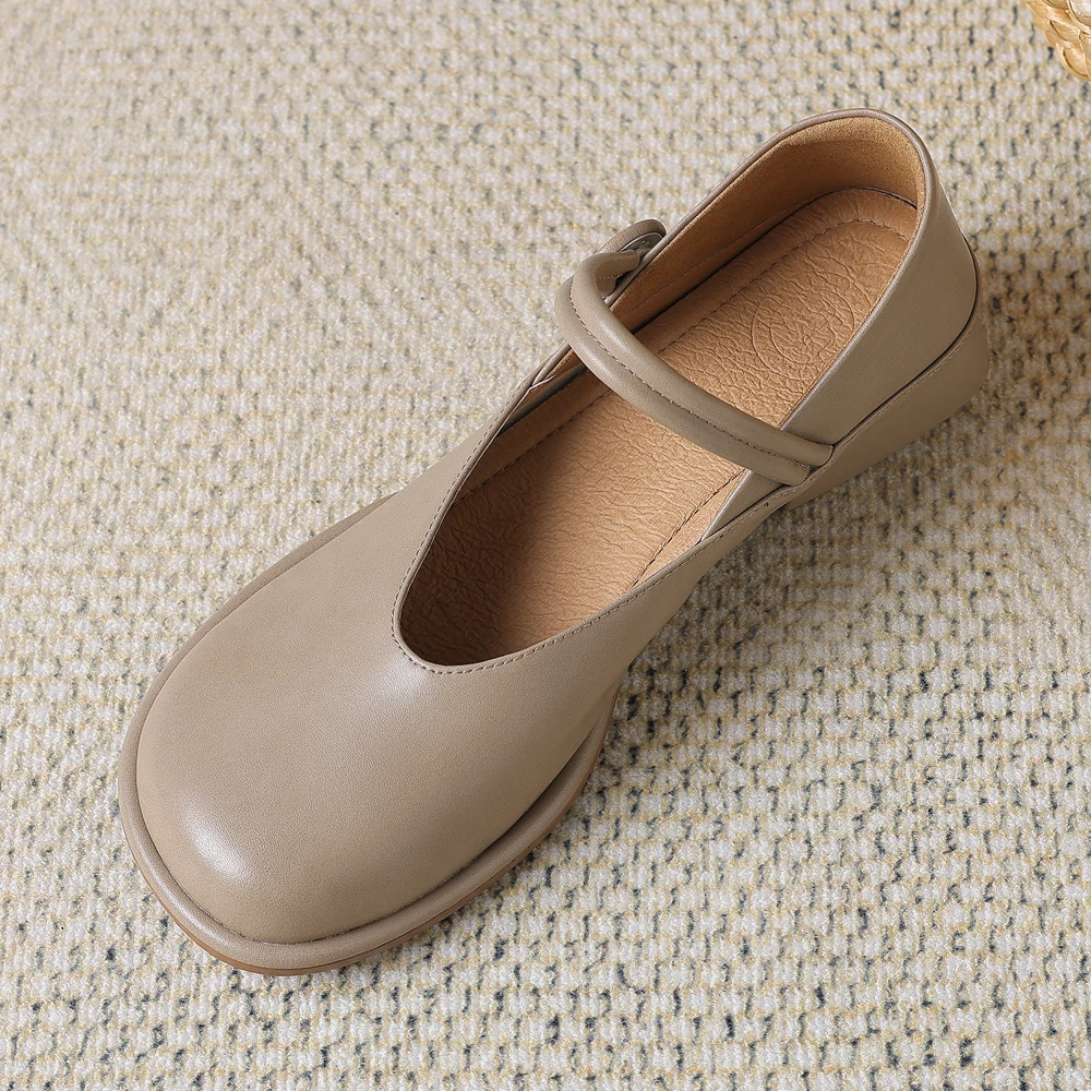 2024 Новинкавесна-летостильные женские туфли лодочки из натуральной кожи женская