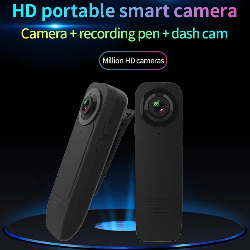 

A18 CCTV Body Worn Camera Back Clip HD 1080P Digital Video Sound Photo Recorder IR Night Vision Mini DV Camcorder 6 Hours Work