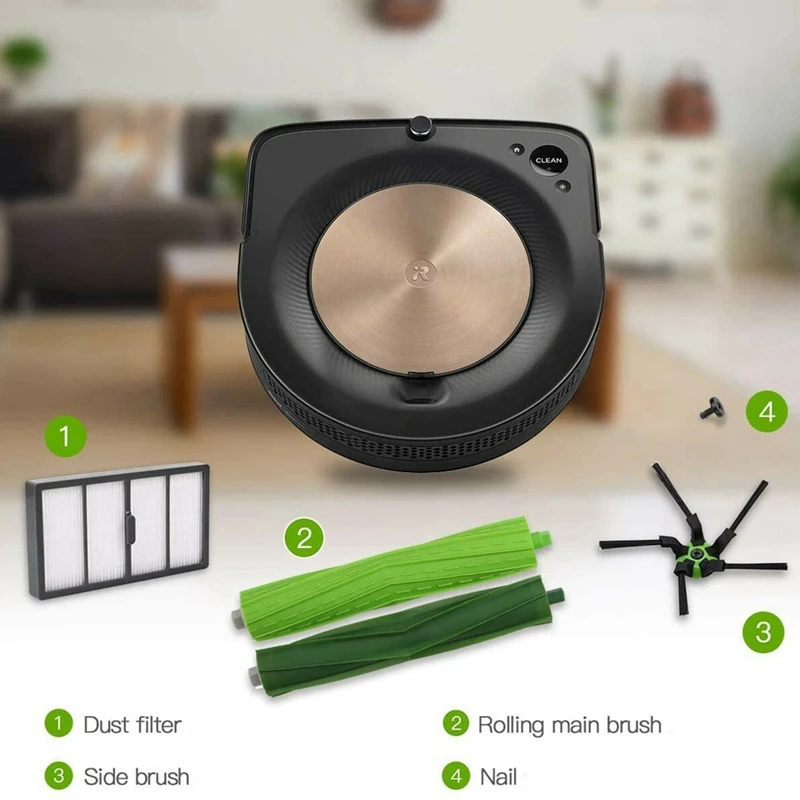 

Сменные детали для Irobot Roomba S9 (9150) S9 + S9 Plus (9550) S Series, робот-пылесос, роликовая щетка, Hepa фильтр