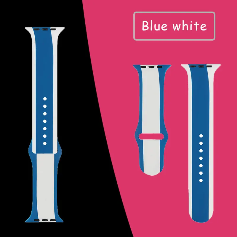 Cartoon Printing Strap For Apple Watch Band 49mm 40mm 42mm 38mm Silicone Wrist 44mm 45mm 41mm Correa iWatch 8 7 6 5 4 3 SE Ultra