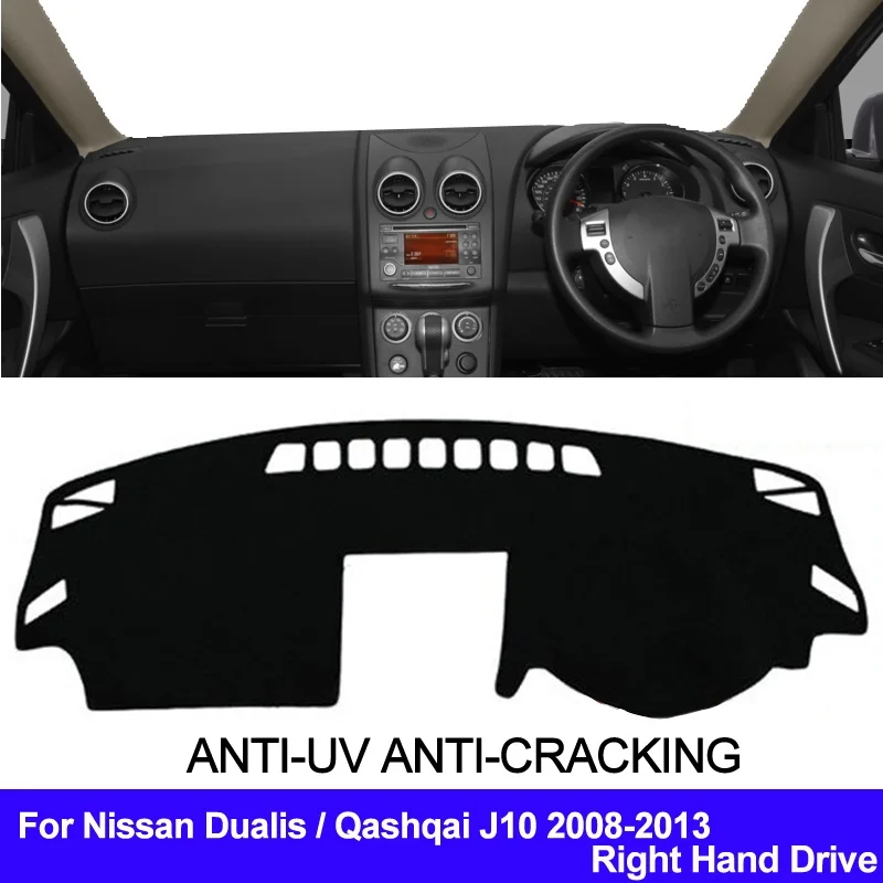 

For Nissan Dualis Qashqai J10 2008 2009 2010 2011 2012 2013 Car Dashboard Cover Dash Mat Sun Shade Pad Carpet Dash Board