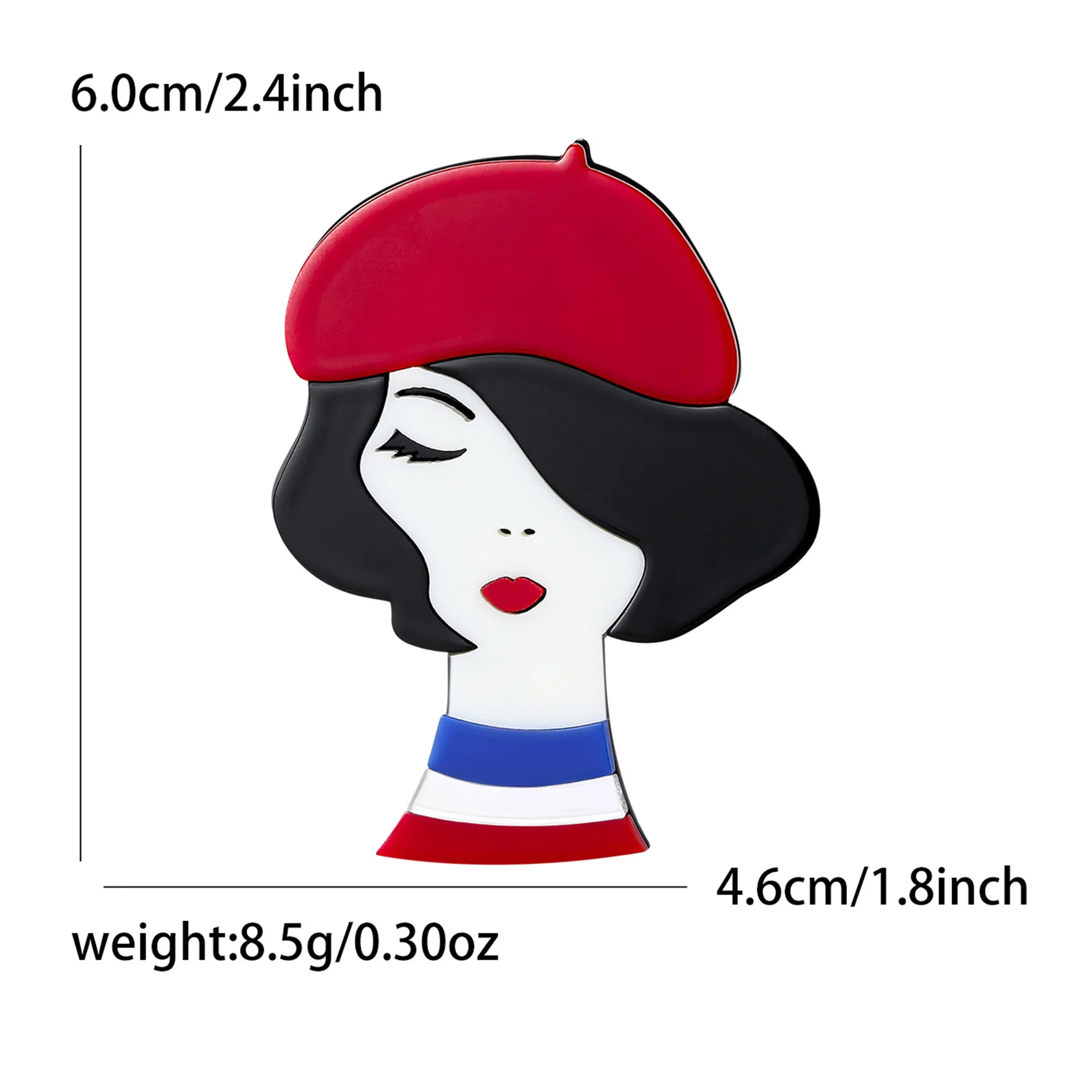 Beaut & Berry акриловые броши для губной помады для женщин, заколки для губ с персонажами, повседневные аксессуары для вечеринок, подарки, украшение для друзей (art.: 3920ce4e9599e) - 3920ce4e9599e