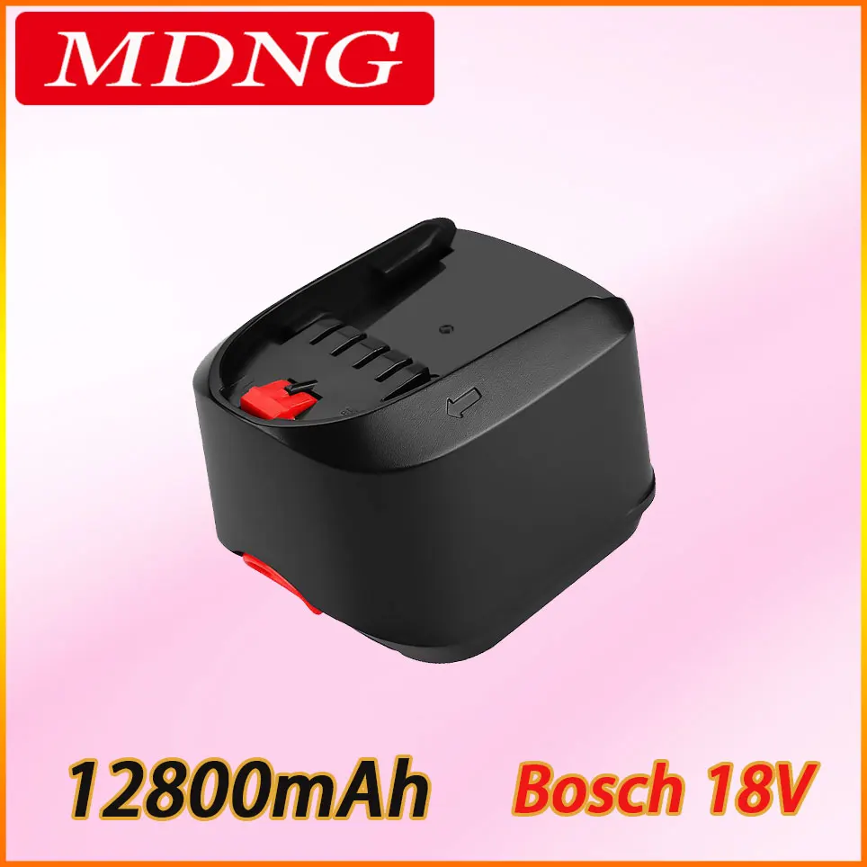 

100% for Bosch 18V 12.8Ah Li-ion Battery PBA PSB PSR PST Bosch Home & Garden Tools (only for Type C) AL1830CV AL1810CV AL1815CV