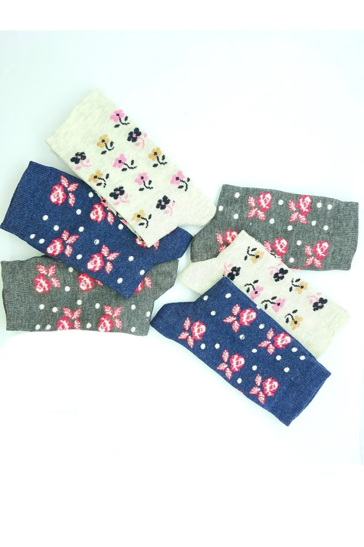 

Женские хлопковые носки, экономичные, 6 шт. 36-40 BT-0129