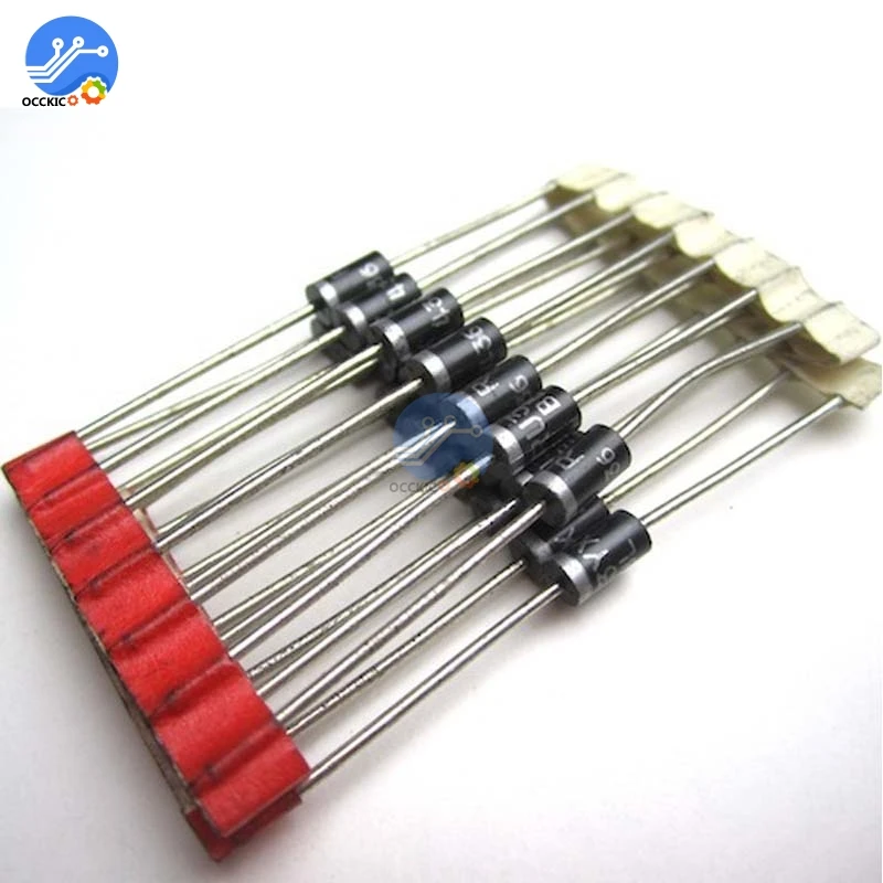 

100 шт. 1N4007 4007 1A 1000V DO-41 высококачественный выпрямительный диод IN4007 кремниевый выпрямитель