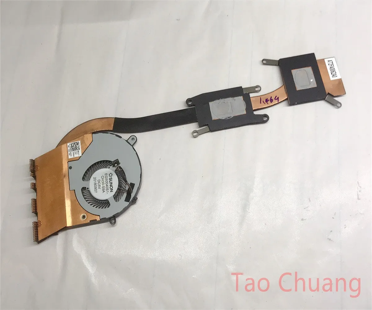 

FOR Dell Latitude 5500 5501 M3540 fan radiator cooling copper tube 0VW9XP