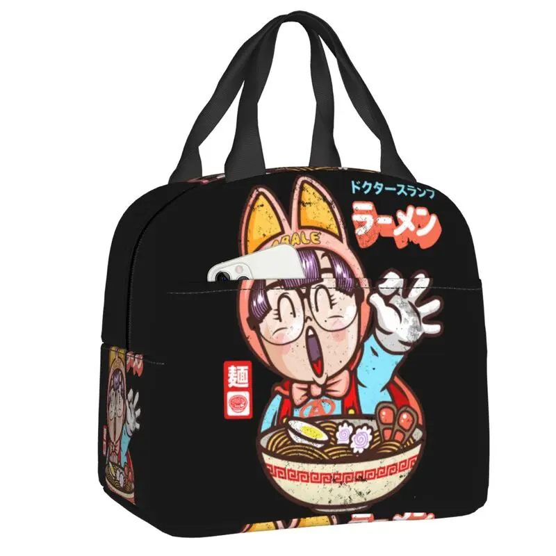 

Arale Norimaki And Gatchan Resuable Lunch Boxes Dr Slump Anime Cooler Thermal Food Insulated Lunch Bag Kids School Children