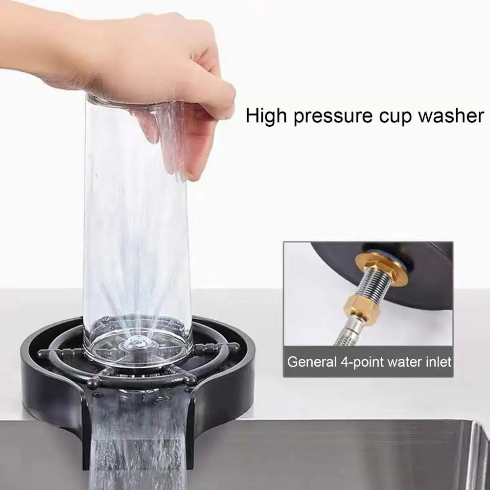 

Мойка для посуды, экономия труда, многоразовая Автоматическая быстрая очистка, ополаскиватель для стекла высокого давления из АБС, кухонны...