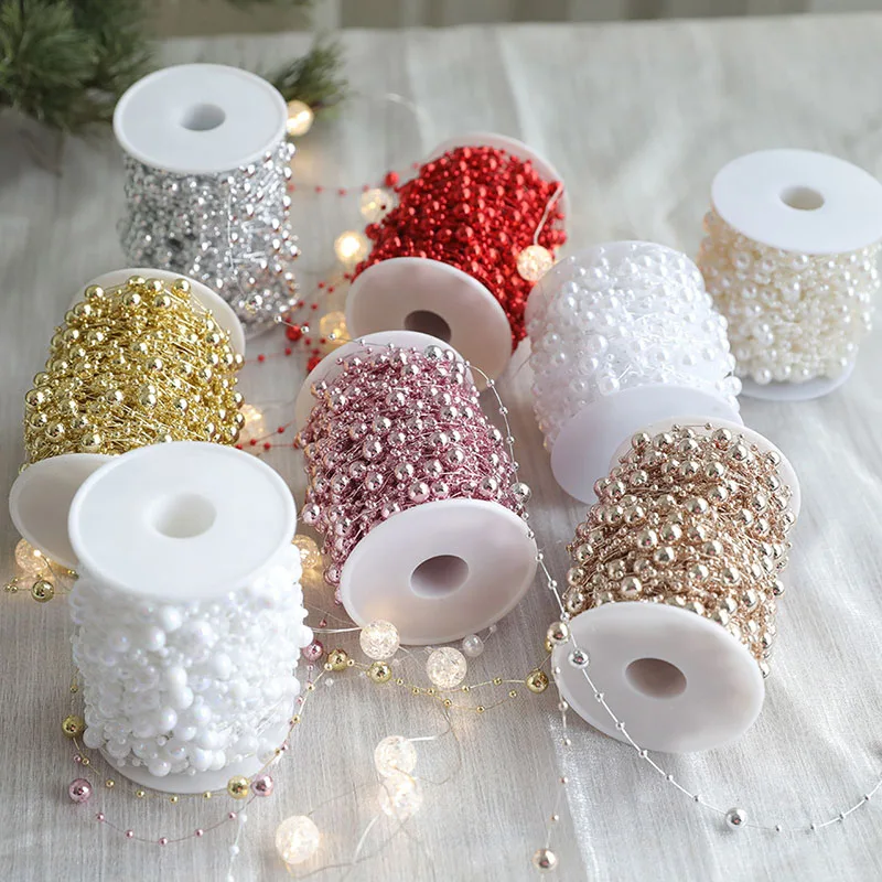 

Party and wedding decorations, 10 meter chain bead string, Christmas scene decoration, shopping mall window display