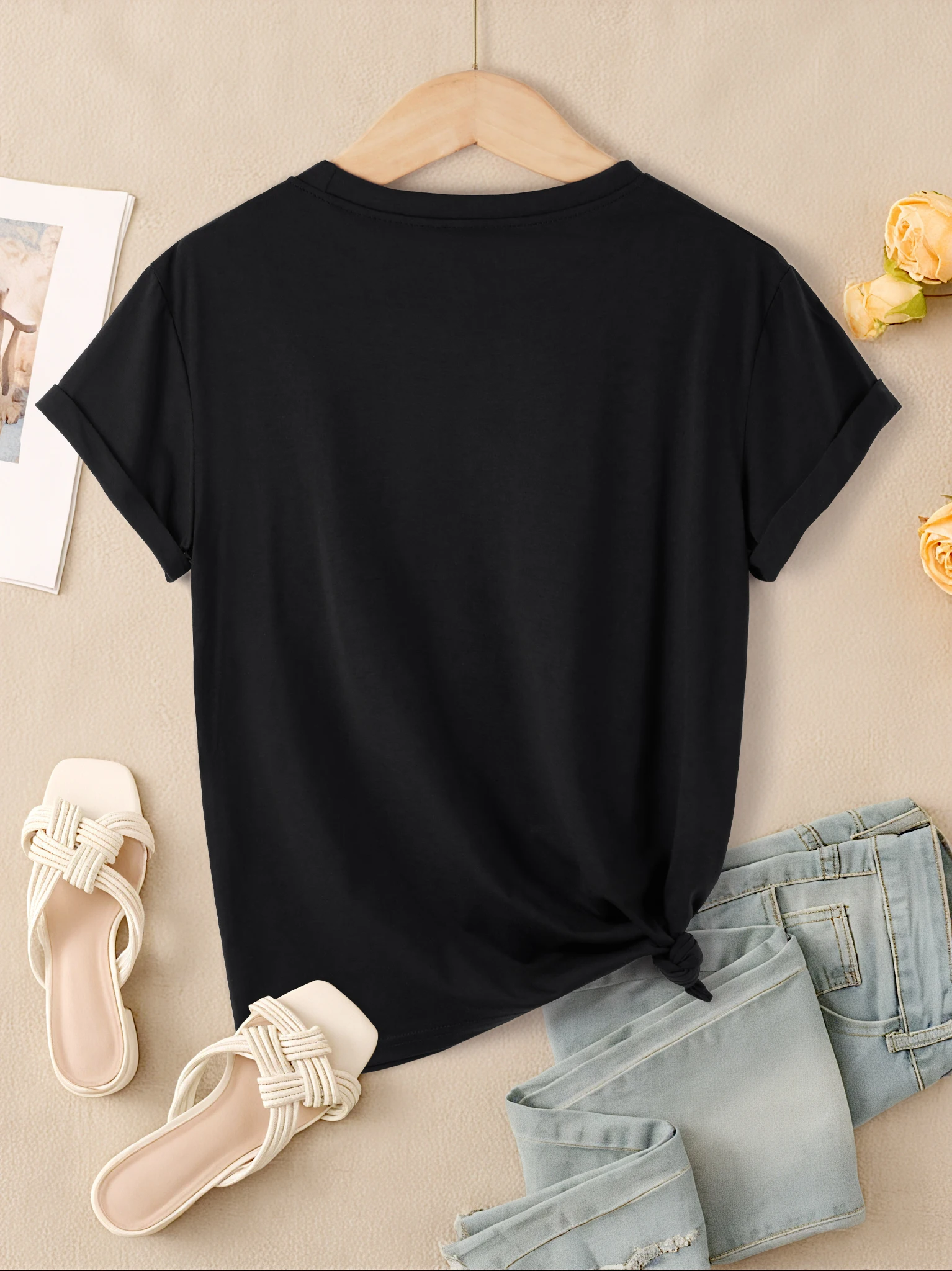 Женская футболка One Lucky Nurse с принтом зеленого клевера летние повседневные