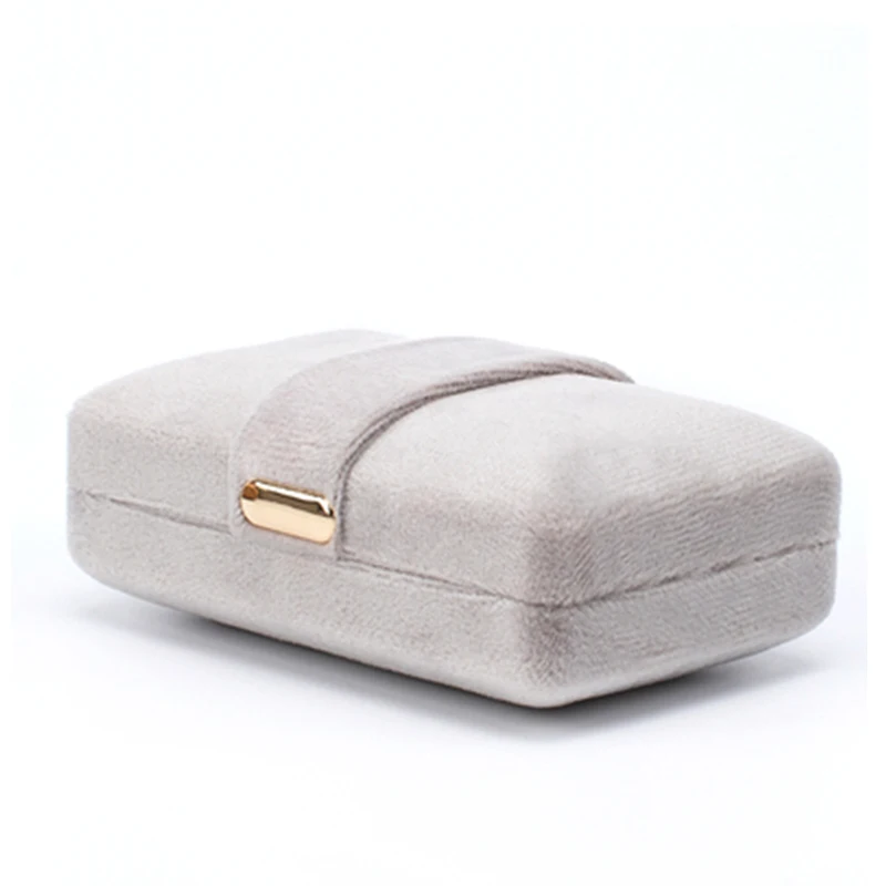 The New Style Jewelry Box Custom Logo Leather Travel Jewelry Case Storage Organizer packaging velvet Jewelry Boxes
