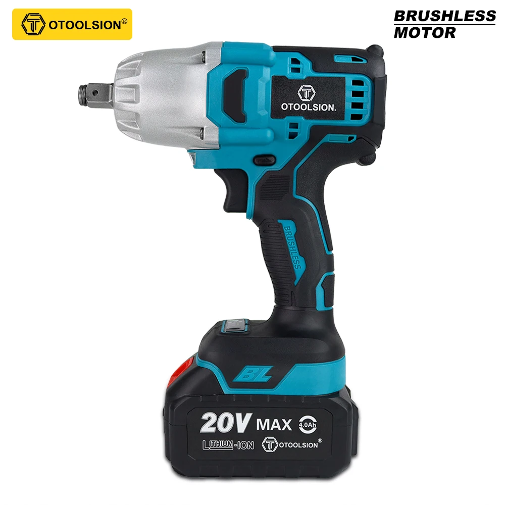 

Brushless Cordless Impact Wrench Socket Wrench Rechargeable Electric Wrench Torque Wrench Adapt Makita 18V Battery Power Tools