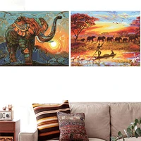 animal elephant diy 5d diamond painting full drill square round embroidery mosaic art picture of rhinestones home decor gifts