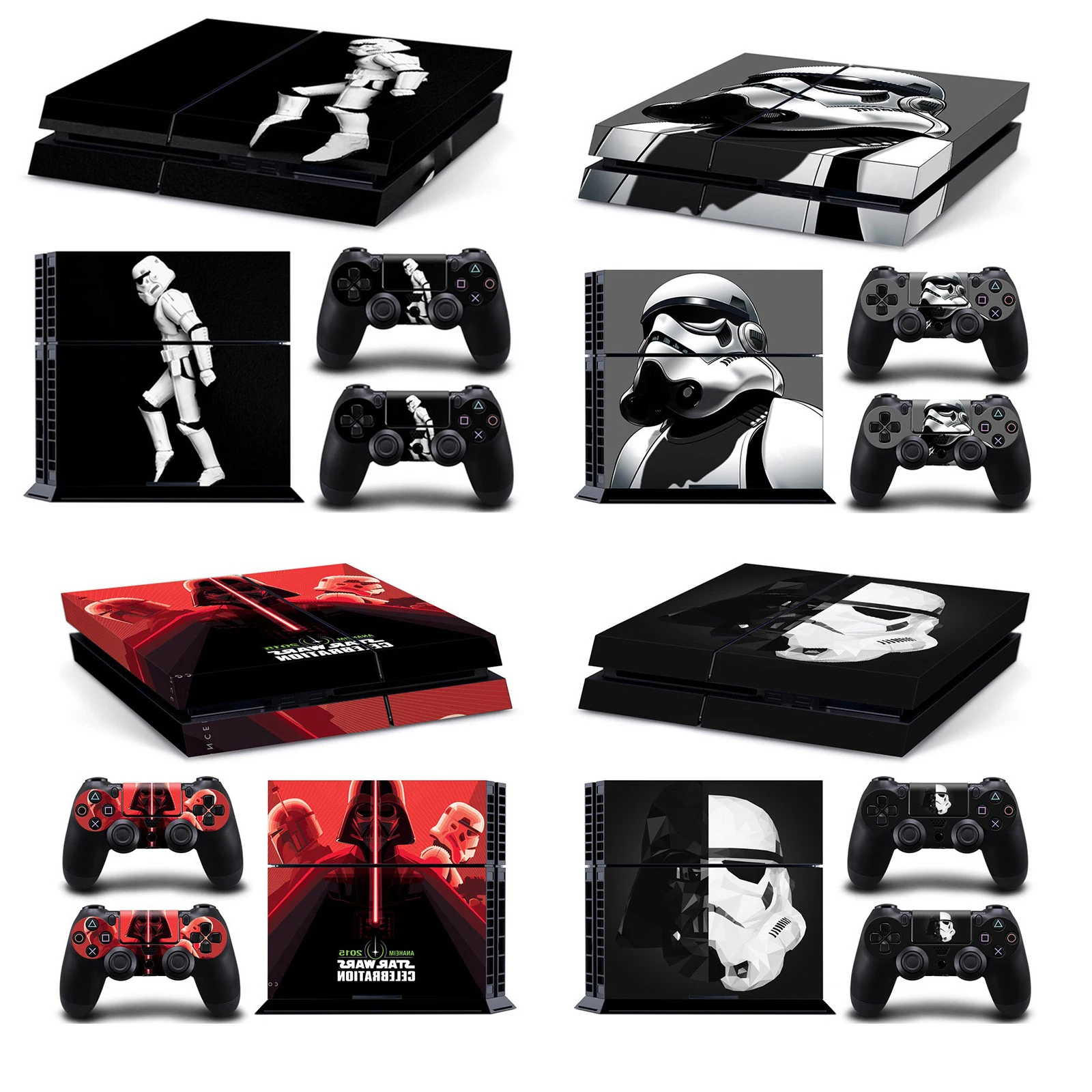 Звездные войны Дарт Вейдер Человек-паук Защитная Наклейка для консоли PlayStation 4 и 2