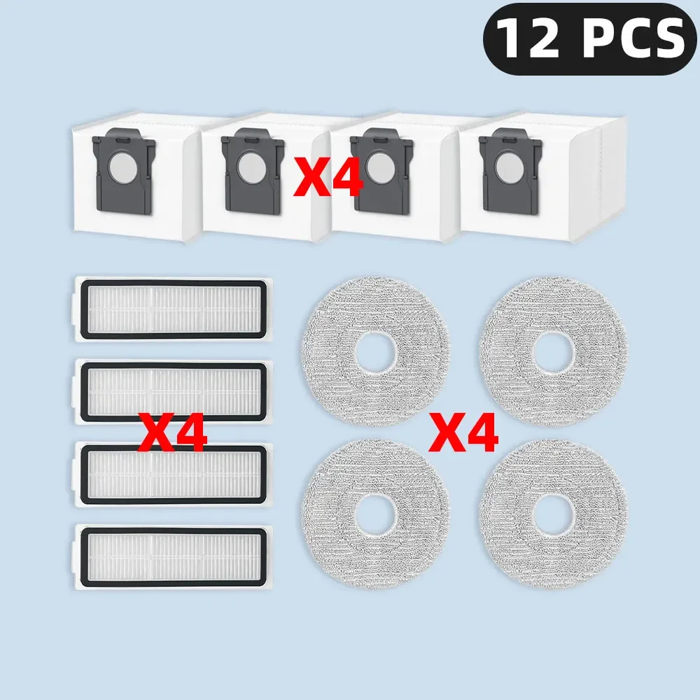 

Набор запчастей для роботов-пылесосов Cecotec, JONR, Everybot, Deerma