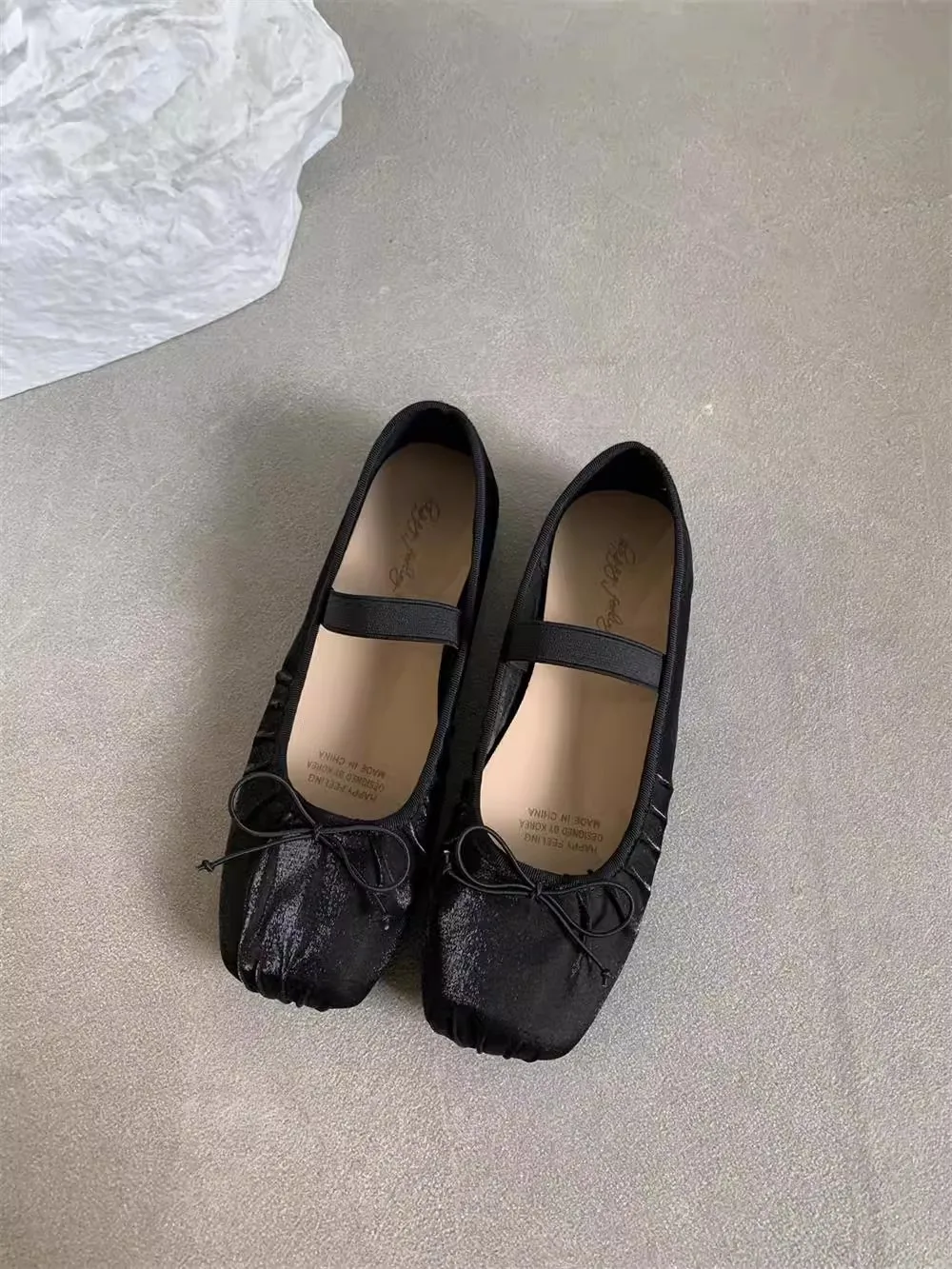 Туфли женские на плоской подошве мягкие повседневные кроссовки с бантом