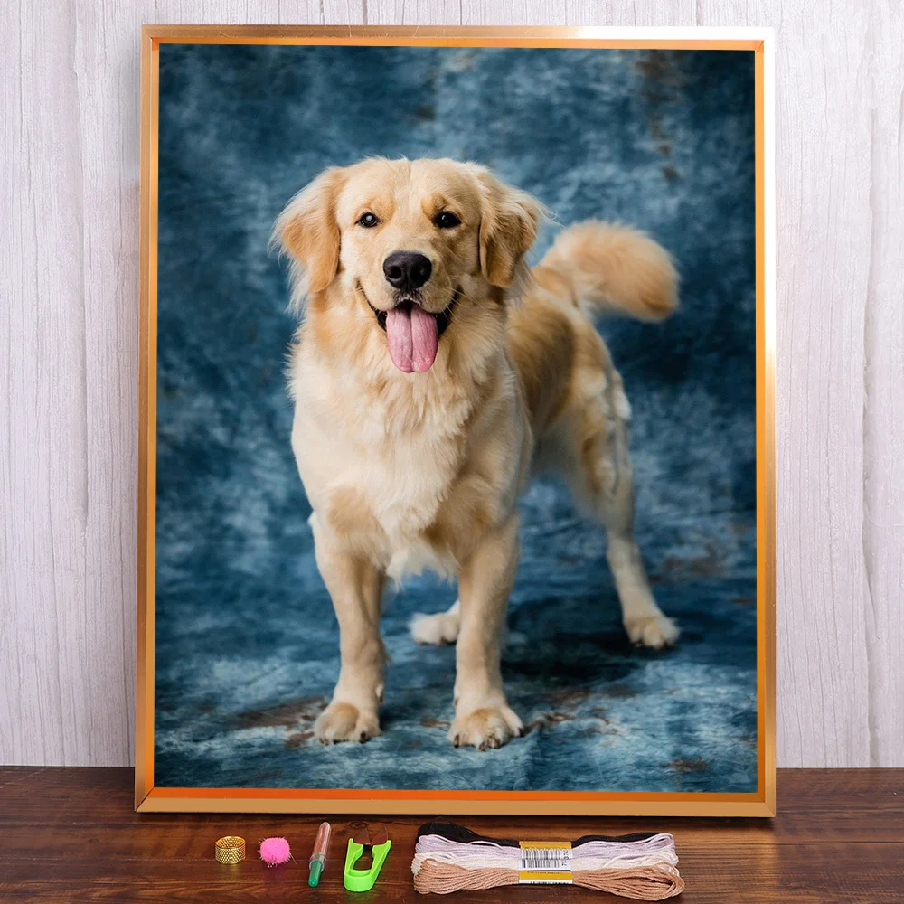 Набор для вышивки крестом Золотистый ретривер 11CT