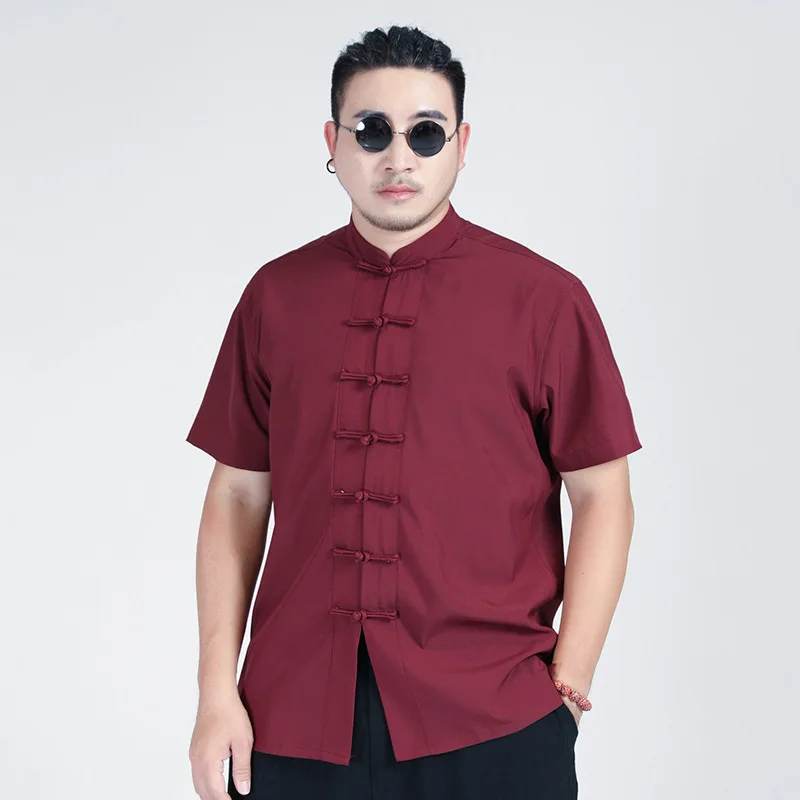 

Мужская рубашка с коротким рукавом, размеры 7XL, 8XL, 10XL