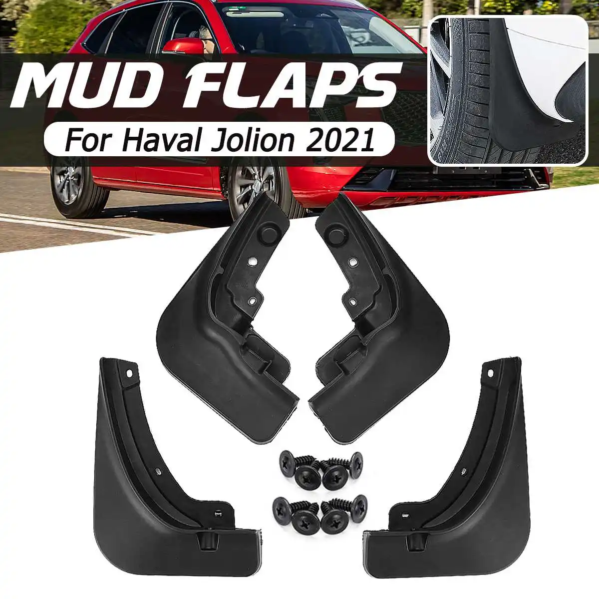 

Car Mudguards For Haval Jolion 2021 2022 Fender Mud Flaps Splash Guards Mudflaps Car Accessories