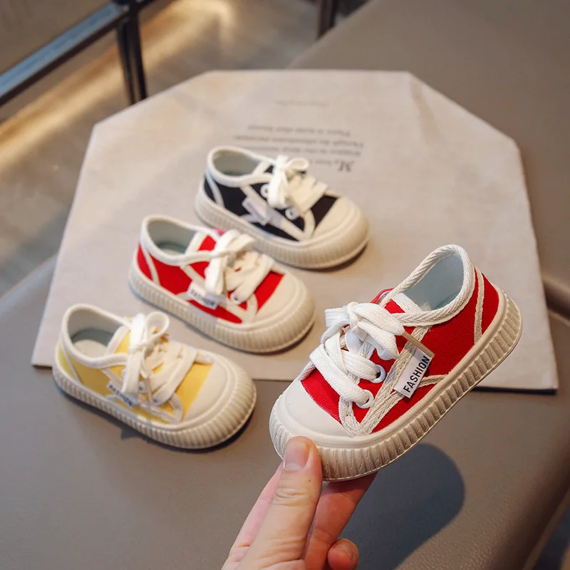 

Toddler Girl Shoes Child Breathable Soft Soles Boys Girls Baby Canvas Shoes Kids Lightweight Anti Kick Single Shoes for Infants