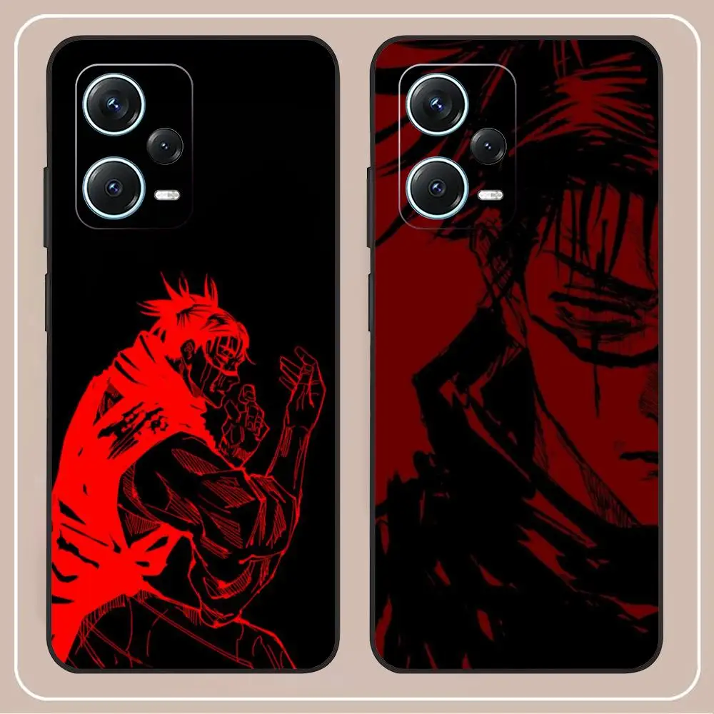 Черный чехол для телефона Redmi Note 13 Pro Plus 12 11 A3X A1 A2 13C 12C