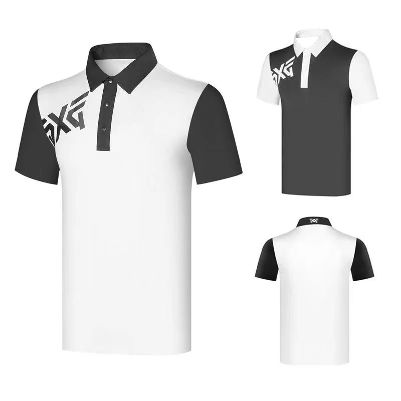 

New designer Polo Men's Quick Dry Golf Clothes Men Outdoor Breathable Short Sleeve Sports Slim Fashion Casual Tops Polo