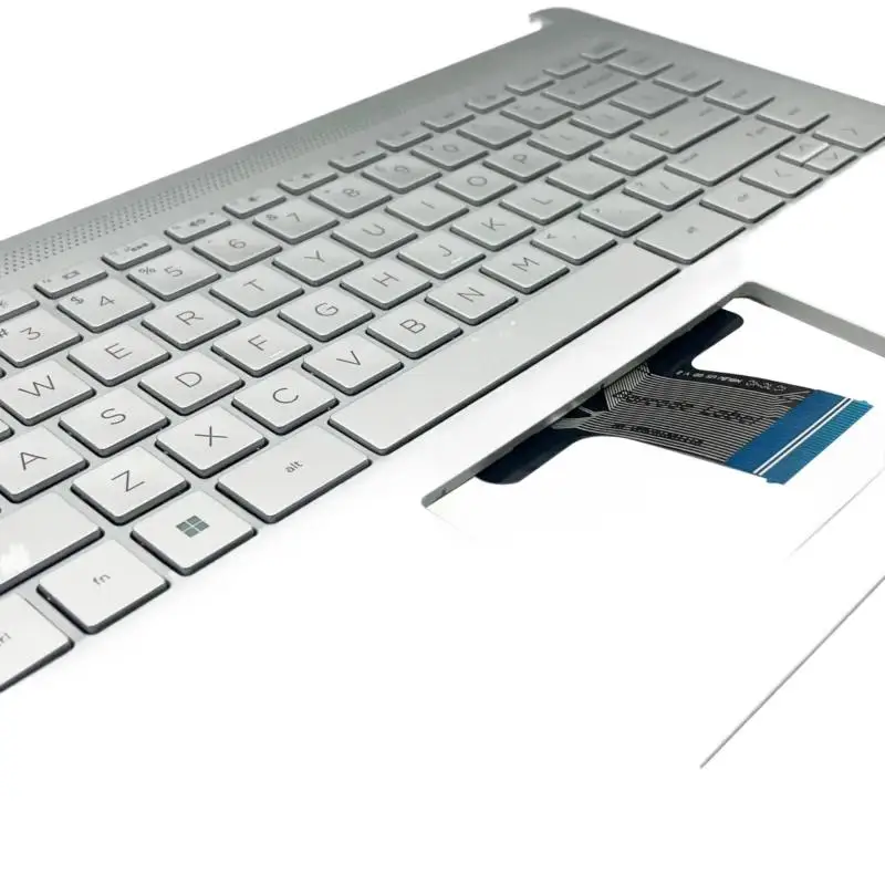 WYORESY упор для рук HP 14-DQ 14T-DQ 14S-DQ 14-FQ американская клавиатура с подсветкой L88206-001