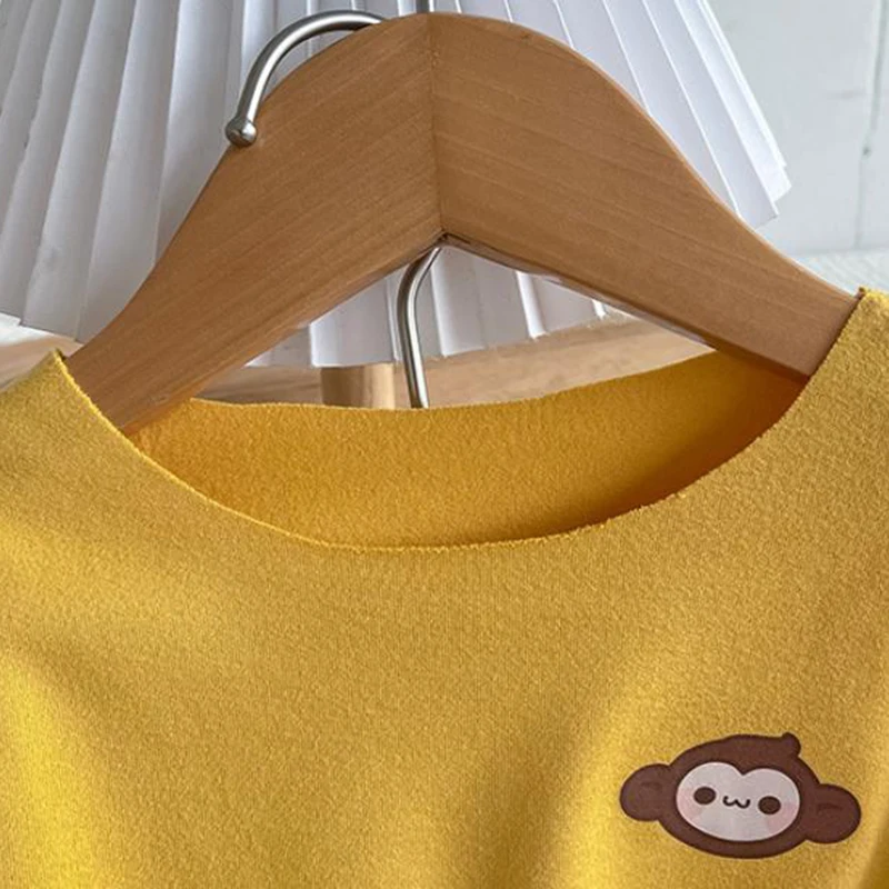 Детский Пижамный Комплект Для Мальчиков И Девочек — Мягкая Дышащая Одежда Сна С