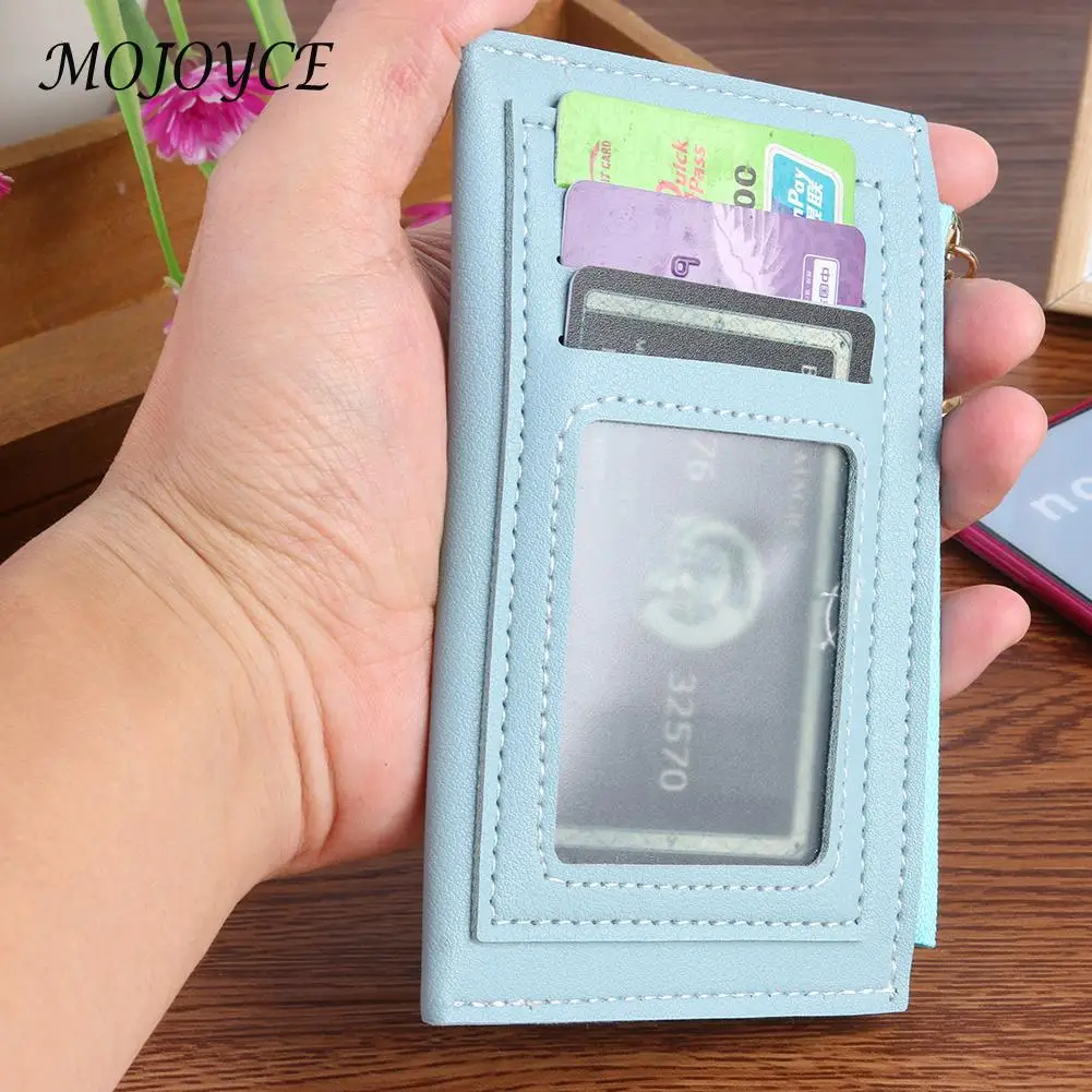 

Key Card Coin Holders Pouches Casual PU Leather Mini Purse Female Solid Tassel Zipper Wallet Mini Card Holder