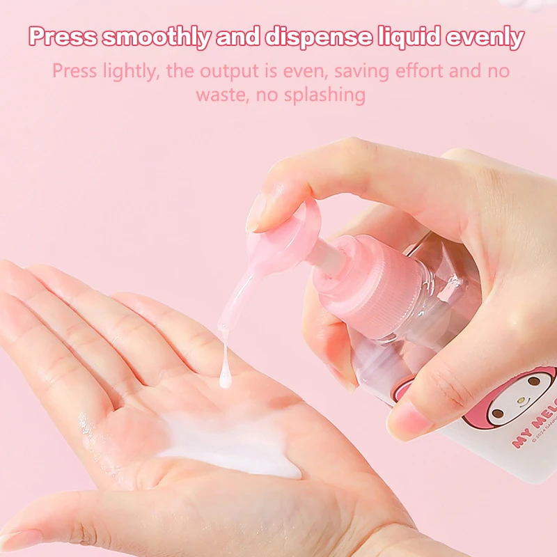 Бутылочка для хранения Hello Kitty Sanrio 60 мл отдельная бутылочка Kuromi Melody Anime Kawaii Purin Dog