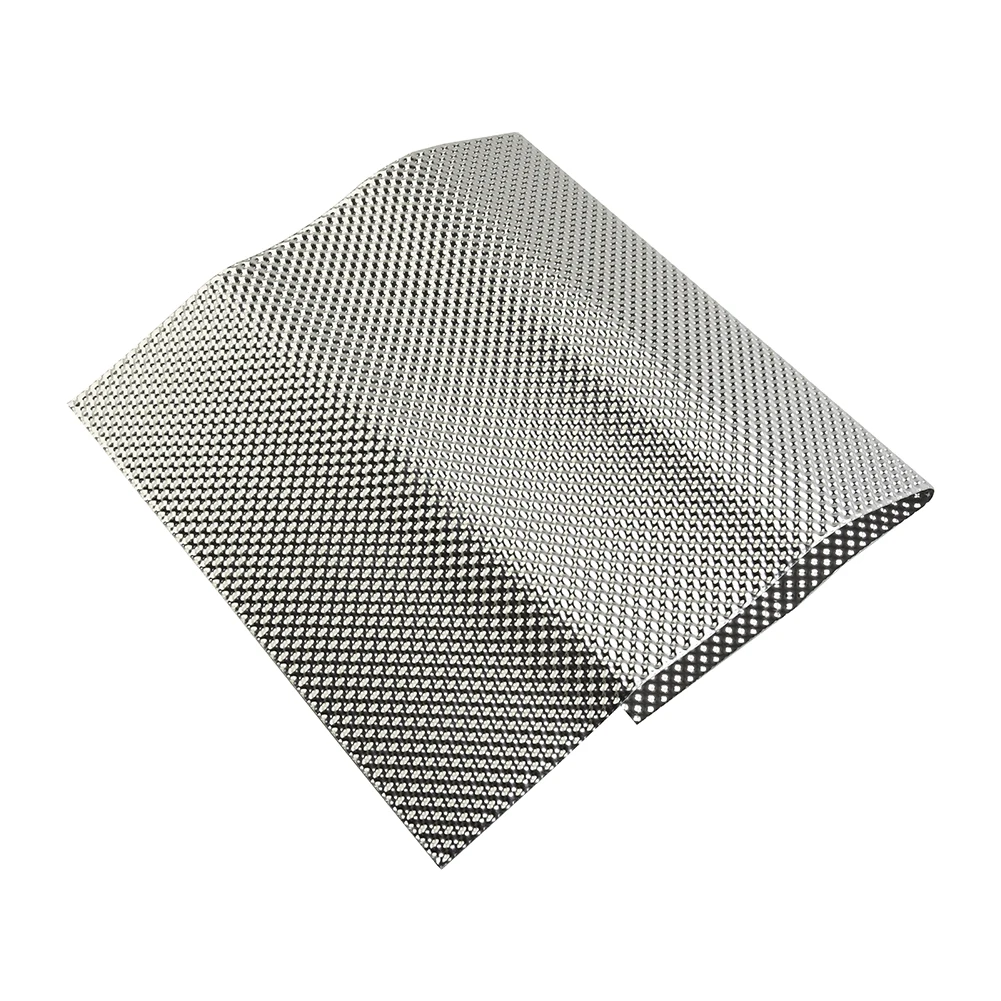 

Embossed Aluminum Heat Shield 300mm X 500mm Turbo Manifold Exhausts Electrical Insulation Cloth Roll