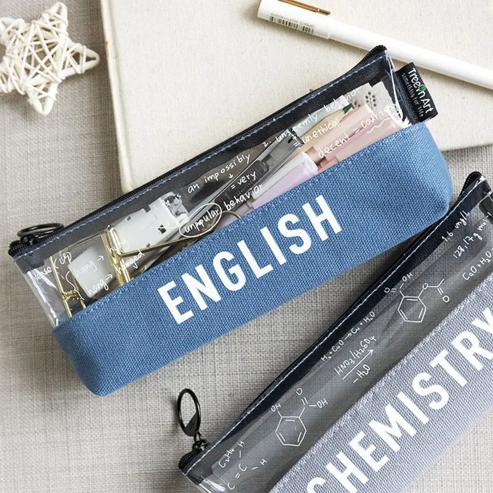 

Модный ящик для хранения, школьные принадлежности, креативная сумка для карандашей, двухслойная вместительная сумка для карандашей, большая емкость