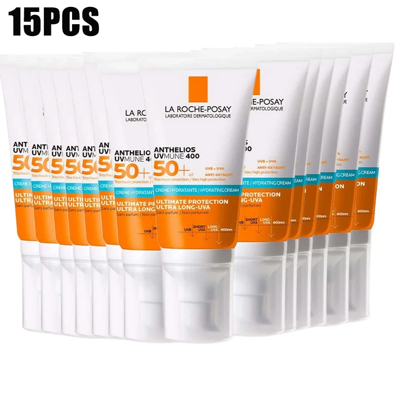 

15pcs La Roche Posay ANTHELIOS Uvmune400 SPF 50+ Face Sunscreen Anti Shine Anti Brillance Oil Control for Sensitive and Dry Skin