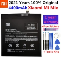 100 original xiaomi bm4c mobile phone battery for xiaomi mi mix replacement battery 4400mah high capacity phone batteriestools