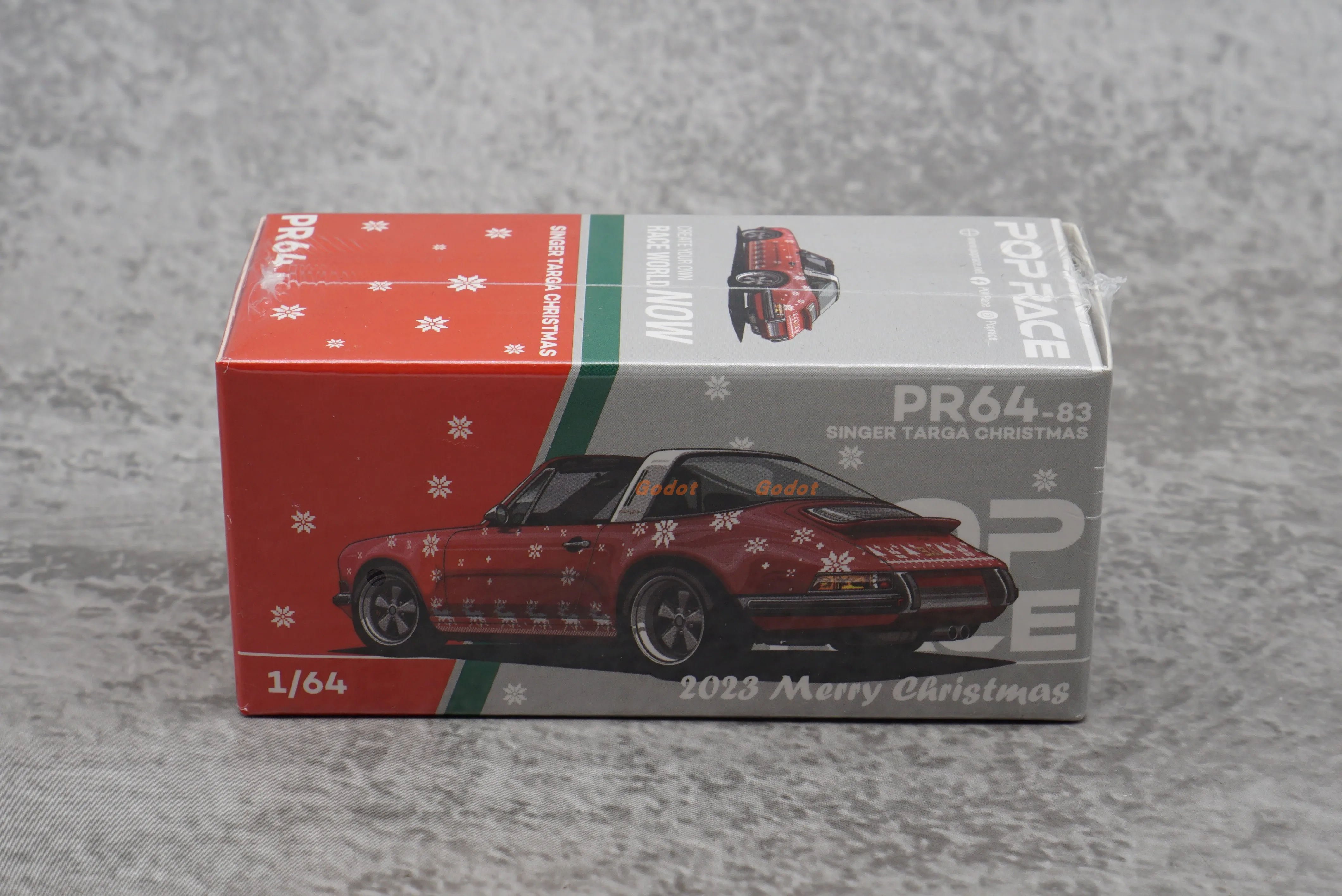 Игрушечная модель автомобиля из сплава poprace 1/64 Singer 964 911