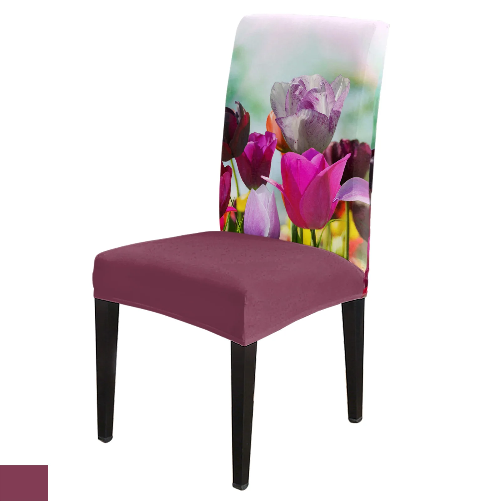 Cover 4/6/8pcs Spandex Elastic Chair Slipcover Case For Wedd