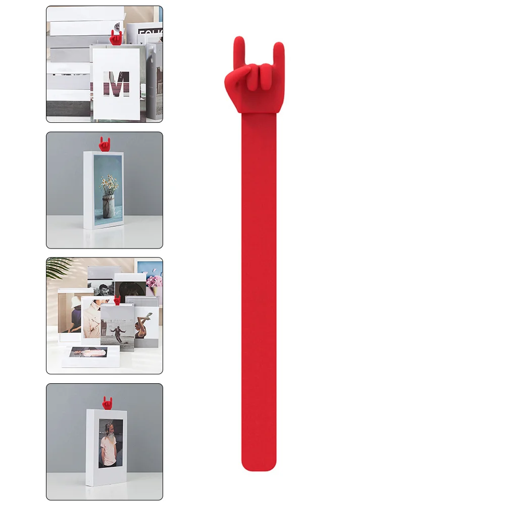 

Bookmark Funny Stationery Student Mark Page Child Kids Stereoscopic Novelty Ouch Cartoon Portable Hand 3D Silicone Marker