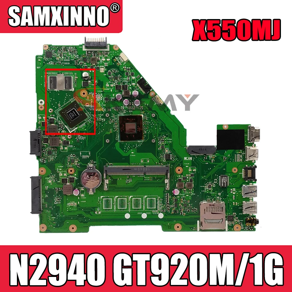 

Материнская плата X550MJ для ноутбука Asus X550MJ N2940CPU GT820M/1G материнская плата для ноутбука X550M X550MD X552M
