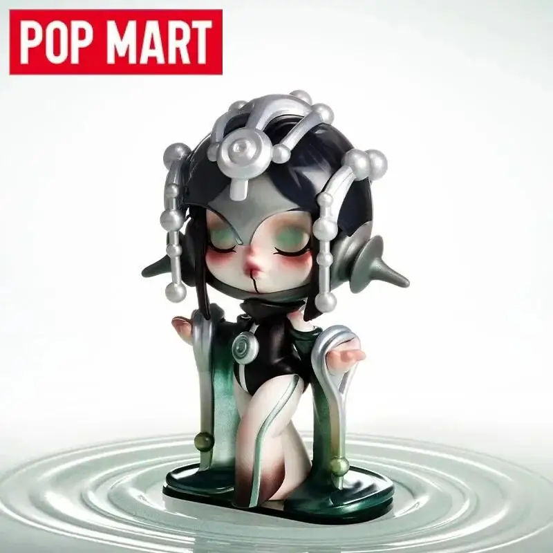 Фото POP MART Skullpanda The Sound Series: Загадочная коробка-сюрприз (Blind Box) — коллекционная фигурка, игрушка, кукла, милая аниме-фигурка, настольное украшение, подарок для девочек №4