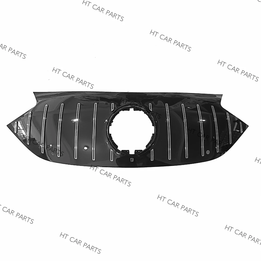 Для Mercedes Benz EQE V295 2023-2024 2023 2024 1 шт. черный + серебряный GT Стиль переднего бампера