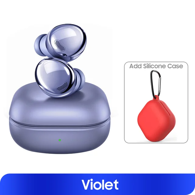 Samsung Galaxy Buds Pro violet purple + red case